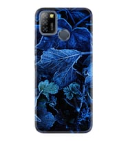 INFINIX Smart 4 5 6 Zero 8 S5 Pro Kılıf Desemli Silikon Blue Foid 1628