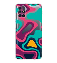 Samsung Galaxy M31s  Kamera Korumalı Kapak Renkli Desen Tasarımlı  Şeffaf  Kılıf
