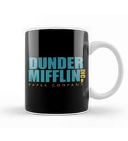 The Office Dunder Mifflin Inc Paper Company Grunge Kupa Bardak Porselen