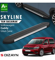 VW Caddy 3 Uzun Şase Skyline Krom Yan Basamak 223 Cm 2004-2020 A+ Kalite