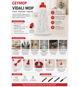 Ceymop Vidalı Mop