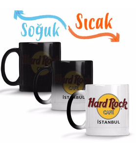 Hard Rock Cafe İstanbul Sihirli Kupa Bardak Porselen
