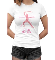 Mind Matter Beyaz Kadın Tshirt