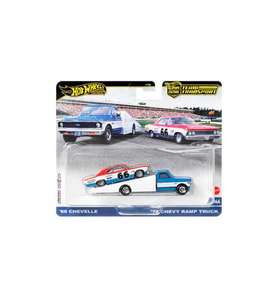 Hot Wheels Premium HRV40 Team Transport '66 Chevelle / '72 Chevy Ramp Truck (#64)