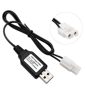 Powermaster PM-33598 9.6V Ni-Cd 250Ma USB Şarj Kablosu KET-2P Tamiya Soketli 30CM