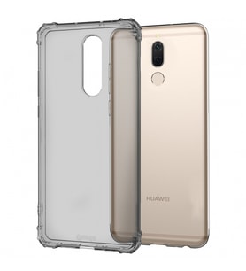 Blogy Mate 10 Lite ile Uyumlu Crystal Fit Kılıf Smoke Black (Siyah)