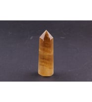 Sarı Florit Doğal Taş Piramit 7,5 cm, 75 gr, D006
