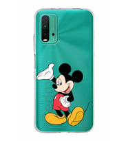 Xiaomi Poco M3 Uyumlu Kapak Mickey Mouse Tasarımlı Şeffaf Silikon Kılıf