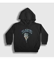 Presmono Unisex Çocuk Siyah Logo V2 Eagles Kapüşonlu Sweatshirt 383788tt