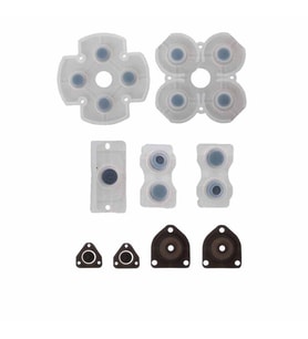 PS4 001 010 011 İç Silikon PS4 Yedek Parça Playstation 4 İç Lastik Takımı (Beyaz)