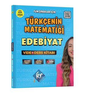 Gamze Hoca Türkçenin Matematiği Tüm Sınavlar İçin Edebiyat Video Ders Kitabı KR Akademi Yayınları