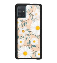 Samsung A71 Uyumlu Büyük Papatya Tasarımlı Glossy Telefon Kılıfı
