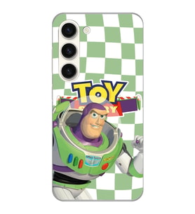 Samsung Galaxy S23 Uyumlu Toy Story Buzz Desenli Şeffaf Telefon Kılıfı