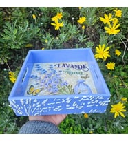 Lavanta Mini Tepsi&Peçetelik