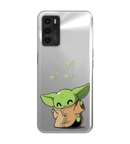 Oppo A16 / A55 Uyumlu Baby Yoda Tasarımlı Şeffaf Telefon Kılıfı