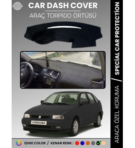 SEAT CORDOBA (1998-2001) Torpido Örtüsü Ön Göğüs Koruma Torpido Koruma Birebir Uyum Kaymaz