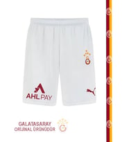 Galatasaray Puma 2024/2025 5 Yıldız Lisanslı Deplasman Şort (Beyaz)
