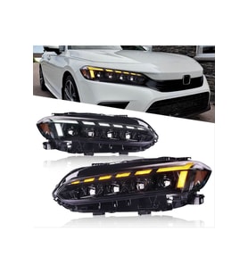 Honda civic fe1 ön far lambası 4 lens 2021+