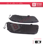 Fiat Palio Siena MK1 178 2007-2016 Albea 2002-2012 51703144 için Ön Sol Sağ Sis Far Çerçevesi Sissiz