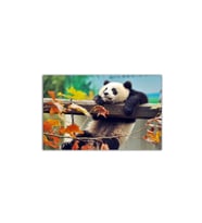 DBSanatevi Şirin Panda Tablo 70 X 70 Cm