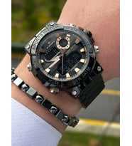 Naviforce Erkek Kol Saati Dijital & Analog Çelik Kordon 2137 (Siyah)