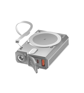 J38 10.000 Mah 20W Pd Led Işıklı Magsafe - Gri