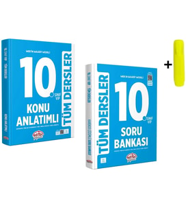EDİTÖR 10. Sınıf VIP Tüm Dersler Konu Anlatım Ve Soru Bankası Seti