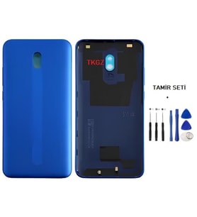 Xiaomi Redmi 8A FULL Kasa Arka Kapak Yan Tuş Takımı MAVİ - TAMİR SETİ