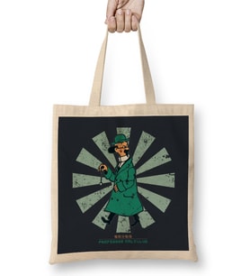 Professor Calculus Retro Japanese Tintin Bez Çanta Uzun Saplı