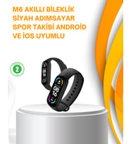 Akıllı Bileklik – Kalp Atışı, Uyku, Adımsayar ve Bildirim Takibi