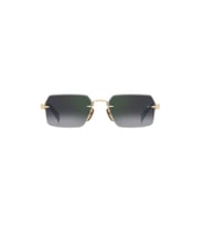 David Beckham DB 7109/S PEF NU Erkek Güneş Gözlüğü – Çerçevesiz Gold Green Tasarım Siyah Degrade Cam UV400 Koruma