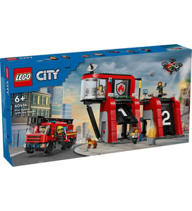 LEGO City 60414 Fire Station with Fire Truck