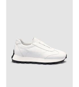 %100 Hakiki Deri Beyaz Kadın Sneaker