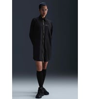 Nike Naomi Osaka Oversized Dress Gold Fermuar Bol Kesim Kadın Elbise Siyah