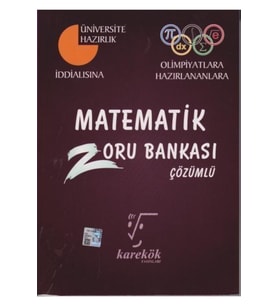 Karekök Yayınları Karekök Matematik Çözümlü Zoru Bankası-yeni (Çok Renkli)