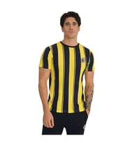 FENERBAHÇE ERKEK TRİBÜN ÇUBUKLU T-SHİRT (Sarı-Lacivert)