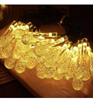7m 50 Led Damla 8 Fonksiyonlu Solar Panelli-gün Işığı