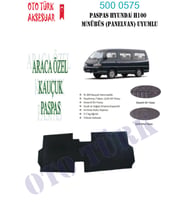 Hyundaı H100 Minibüs ve Panelvan Kauçuk Paspas Ön (Siyah)