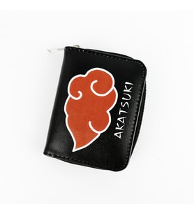 Naruto Shippuuden - Akatsuki Bulut Logo Kısa Cüzdan