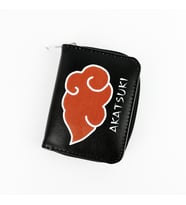 Naruto Shippuuden - Akatsuki Bulut Logo Kısa Cüzdan