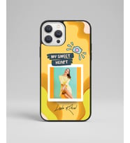 Kişiye Özel iPhone Telefon Kılıfı Sarı Sweet (Fotoğraflı & İsimli)  13/14/14ProMax/15/15Plus/15Pro/15ProMax/16/16Pro/16ProMax/17/17Air/17Pro/17ProMax