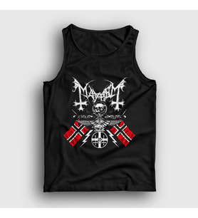 Presmono Unisex Siyah Norway Mayhem Atlet 64957tt
