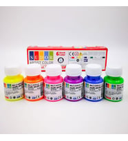 Südor Mona Lisa Multi Akrilik Boya 6 Fosforlu Renk x 40 ml Şişe 
