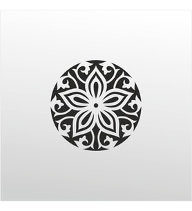 Folyo Sticker Çiçek Deseni ADKPQUY340 160cm Uzunluk (Karışık)