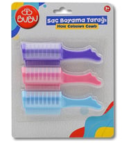 Bu-Bu Saç Boyama Tarağı 3lü