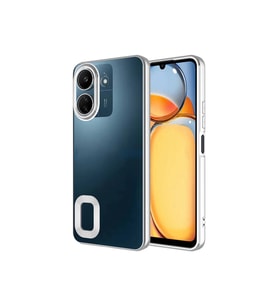 Xiaomi Redmi 13C Uyumlu Kılıf Kamera Korumalı Logo Gösteren Zore Omega Kapak