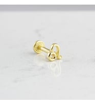 Glorria Altın Aslan Burcu Tragus Piercing