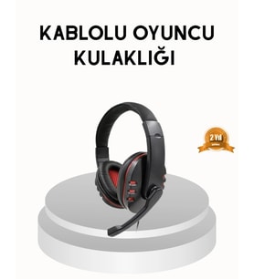 Profesyonel Kulaklık – Mikrofonlu, Yumuşak Pedli, Stereo Ses Kalitesi, Tere Dayanıklı