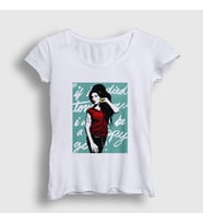 Presmono Kadın Beyaz Icon Amy Winehouse T-Shirt 152083tt