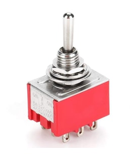 Ayt IC-148B Toggle Switch Buton On Off Buton Ø6mm Aç Kapa Düğme 2 Kademe 13x16,8 mm MTS-303
